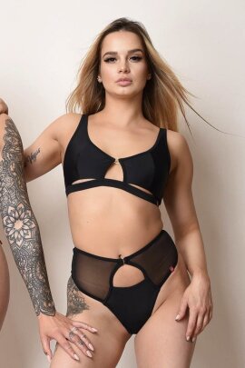 Pole Addict Top Slightly Spicy Noir S