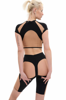MÆD Short Cycliste Laecker 1.0 Noir + Nude XS