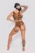 AMBR Designs Short porte-jarretelles taille haute Fierce XS