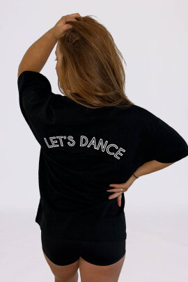 AMBR Designs T-Shirt Oversized Lets Dance Noir XL