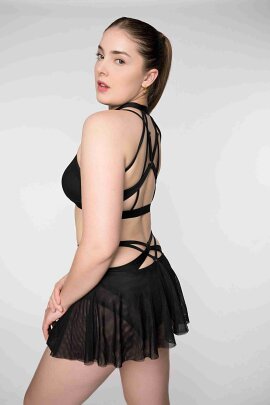 Zasha Polewear Short taille haute Grace Noir S