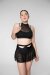 Zasha Polewear Short taille haute Grace Noir M