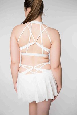 Zasha Polewear Short taille haute Grace Blanc