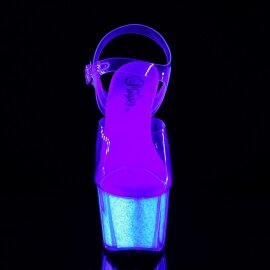 Pleaser Sandales ADORE-708UVG Transparent...