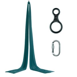 PoleSports Tissu aérien avec oeillet et mousqueton