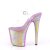 Pleaser Sandales FLAMINGO-808WR Transparent Violet Hologramme EU-35/US-5