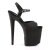 Pleaser Sandales FLAMINGO-809-2G Noir Paillettes EU-41/US-11