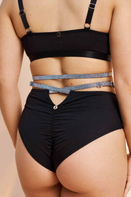 Lunalae Top Ivy Diamante Noir XS