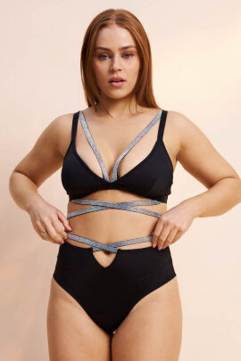 Lunalae Top Ivy Diamante Noir XL