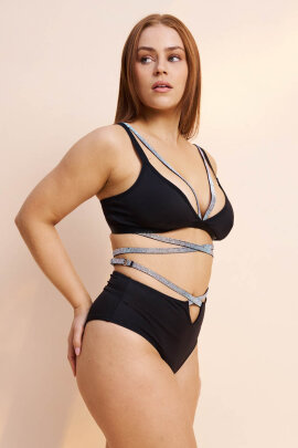 Lunalae Top Ivy Diamante Noir XL