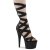 Pleaser ADORE-700-48 Bottines à plateforme Cuir synthétique Noir EU-40/US-10