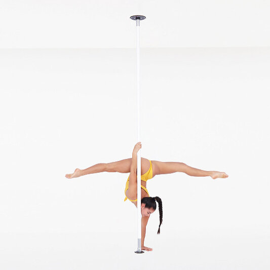 Lupit Pole Diamond G2 45 mm avec revêtement thermolaqué blanc