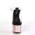 Pleaser Sandales ADORE-708 Transparent Or Rose Chrome EU-36/US-6