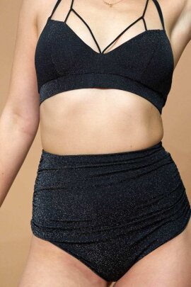 Zasha Polewear Short taille haute Faye Noir XS