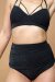 Zasha Polewear Short taille haute Faye Noir XS