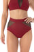 Dragonfly Short Monica Résille Bordeaux