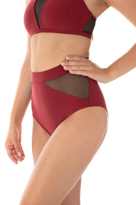Dragonfly Short Monica Résille Bordeaux XS
