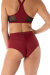 Dragonfly Short Monica Résille Bordeaux M