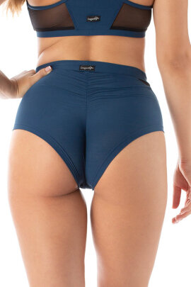 Dragonfly Short Monica Résille Bleu pétrole XS