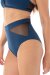 Dragonfly Short Monica Résille Bleu pétrole XS