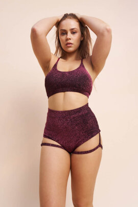 Lunalae Short Lure You taille haute Coral Shimmer M