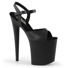Pleaser Sandales FLAMINGO-809 Noir EU-38/US-8