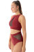 Dragonfly Haut Rachel Bordeaux M