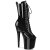 Pleaser FLAMINGO-1041GP Bottines à plateforme Revêtement laqué Paillettes Noir EU-40 / US-10