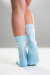 Paradise Chick Supreme Poledance Chaussettes Bleu pastel