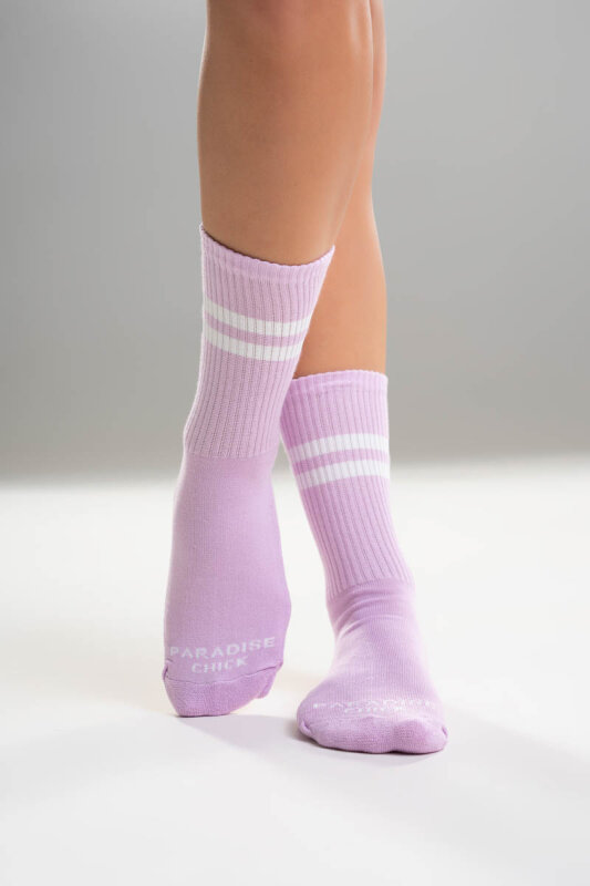 Paradise Chick Supreme Poledance Chaussettes Lilas