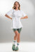 Paradise Chick Supreme Pole Dancer T-Shirt Crème