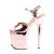 Pleaser Sandales FLAMINGO-809 Or Rose Métallique Chrome EU-37/US-7