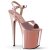 Pleaser Sandales FLAMINGO-809 Or Rose Métallique Chrome EU-39/US-9