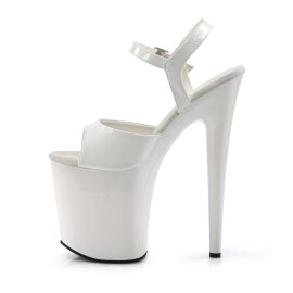 Pleaser Sandales FLAMINGO-809 Blanc EU-35/US-5