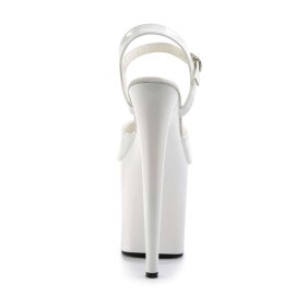 Pleaser Sandales FLAMINGO-809 Blanc EU-35/US-5