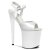 Pleaser Sandales FLAMINGO-809 Blanc EU-35/US-5