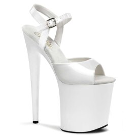 Pleaser Sandales FLAMINGO-809 Blanc EU-38/US-8