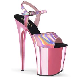 Pleaser Sandales FLAMINGO-809HG Rose Hologramme EU-35/US-5