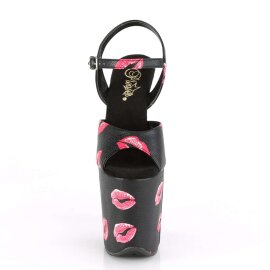 Pleaser Sandales FLAMINGO-809KISSES Noir EU-36/US-6