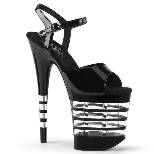 Pleaser Sandales FLAMINGO-809LN Noir EU-37/US-7