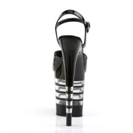 Pleaser Sandales FLAMINGO-809LN Noir EU-37/US-7