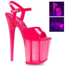 Pleaser Sandales FLAMINGO-809UVT Néon-Rose EU-38/US-8