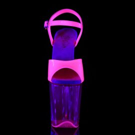 Pleaser Sandales FLAMINGO-809UVT Néon-Rose EU-38/US-8