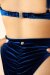 Lunalae Short coupe haute Saphir