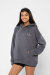 REV ACTIV Sweat à Capuche Premium Innocent Girl Avec Pleasers Gris S