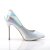 Pleaser AMUSE-20 Escarpins Holo Argent EU-38/US-8