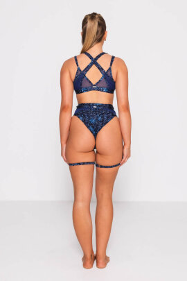 AMBR Designs Maille Culotte échancrée taille haute Bella L