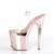 Pleaser Sandales FLAMINGO-808 Transparent Or Rose Chrome EU-38/US-8