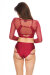 Bandurska Haut en maille Rouge XL