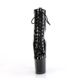 Pleaser ENCHANT-1040 Bottes à plateforme Vernis Noir EU-39/US-9
